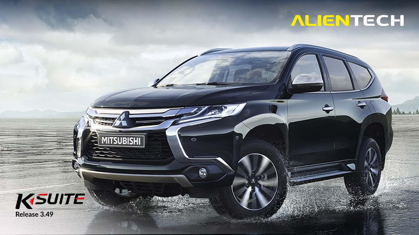 Mitsubishi Pajero sport: from today supported by K-TAG!